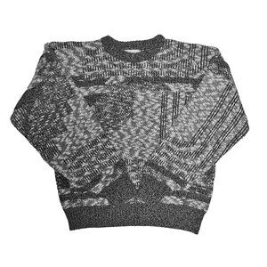 Michael Gerald | VTG 90s | Patterned Knit Grandpa Knit Sweater Womens Medium